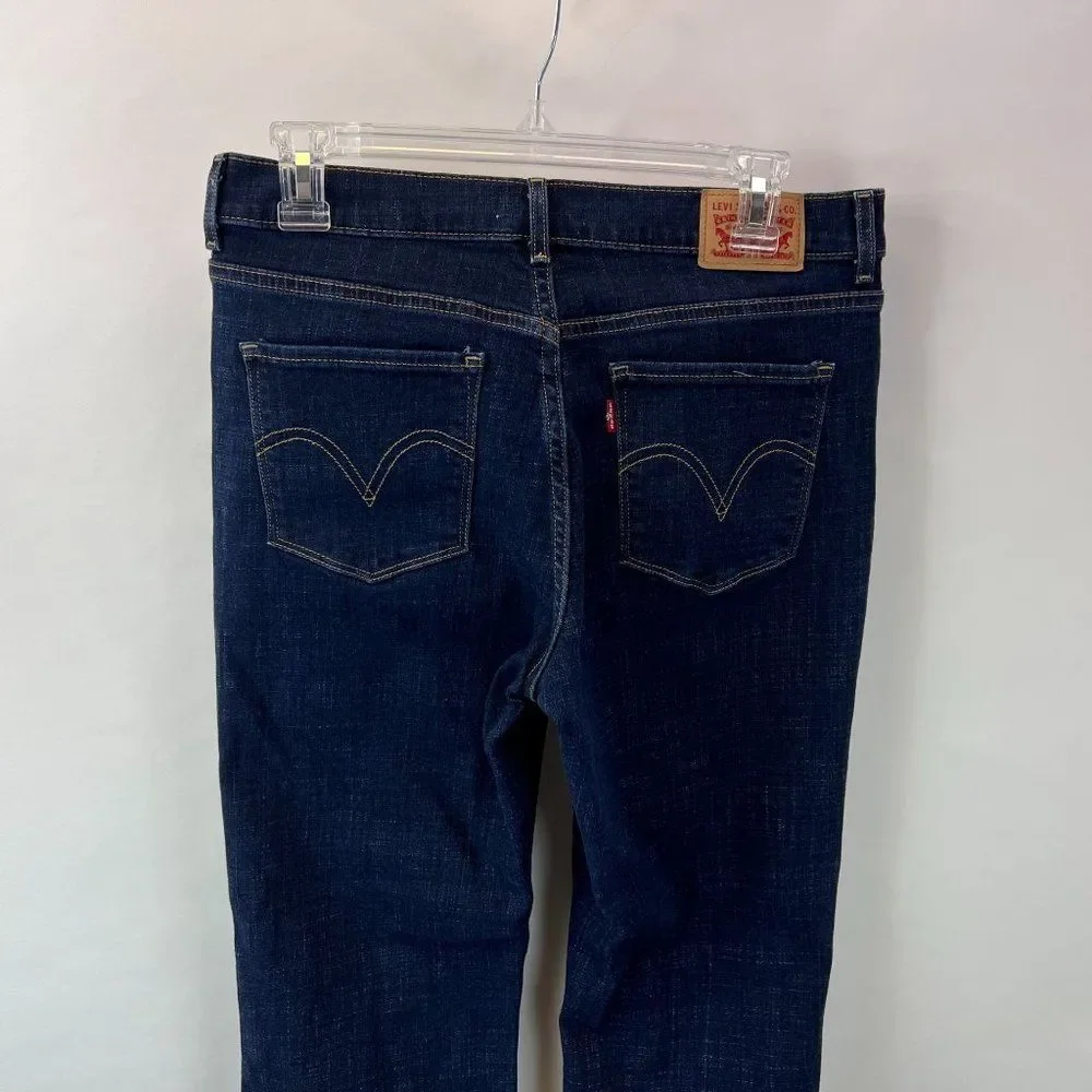 Levi Strauss Levi's Classic Boot Distressed Blue Jeans Women's Size 29 - Picture 7 of 7